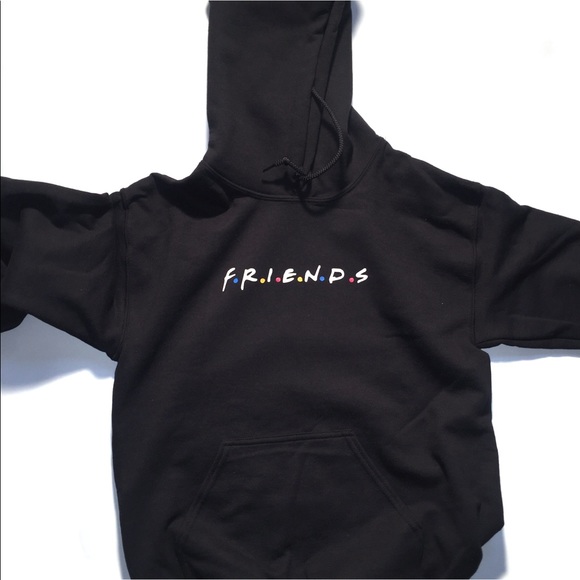 NWT Forver 21 Black friends hoodie - Picture 2 of 4